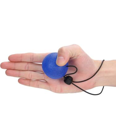 Secure Stress Balls on a String 3 Pieces Hand Exercise Balls - Ideal for Stress Relief Strengthening Hand Training Elderly Rehabilitation Training & Massage Silicone Squeeze Balls - Buy Online on GoSupps.com