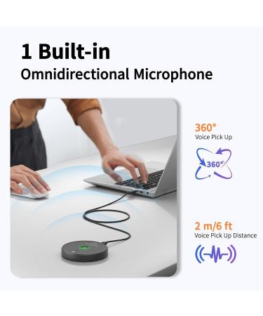 AIRHUG USB Microphone Desktop Computer Mic Mute Button with LED AI Noise Reduction - Buy Online on GoSupps.com