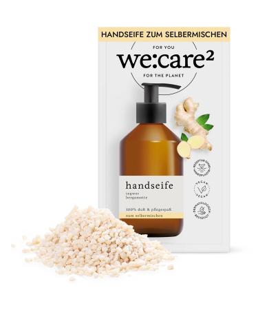 we:care2 we:care Powdered soap (granules) for mixing ginger/bergamot 29 g for 250 ml of sustainable and vegan soap free of silicone parabens and microplastics Powdered hand soap