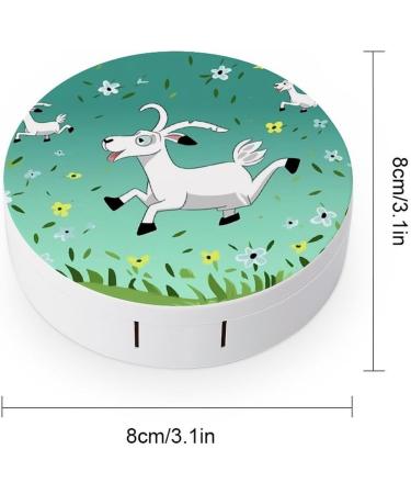 Portable Goat Frolic Contact Lens Case - Travel-Friendly Storage Box for Contact Lenses - Buy Online on GoSupps.com