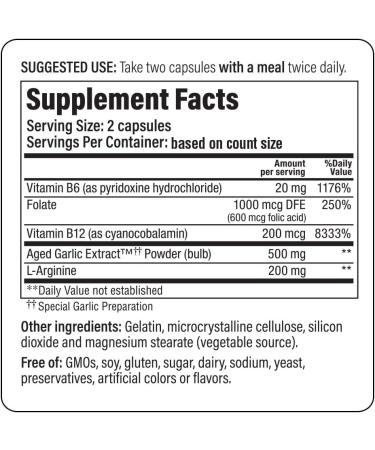 Kyolic Aged Garlic Extract Formula 108 Total Heart Health 100 Capsules - 100 Count - Buy Online on GoSupps.com