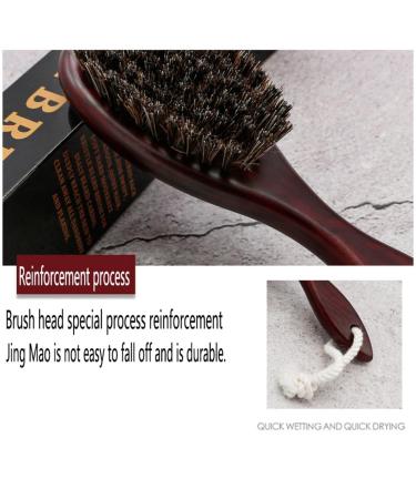 Grendly 2X Horse Hair Wave Beard Brush & Large Curved Comb - Natural Hair Styling Tools for Men | International Shipping - Buy Online on GoSupps.com