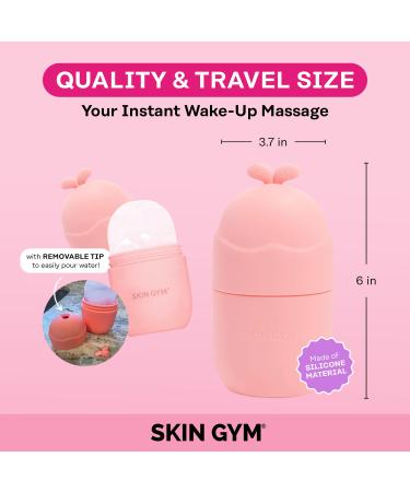 Skin Gym Ice Roller for Face - Depuff Minimize Pores & Achieve Glowing Skin | Easy-to-Use Rolled Ice Face Roller for At-Home Cold Therapy - Buy Online on GoSupps.com