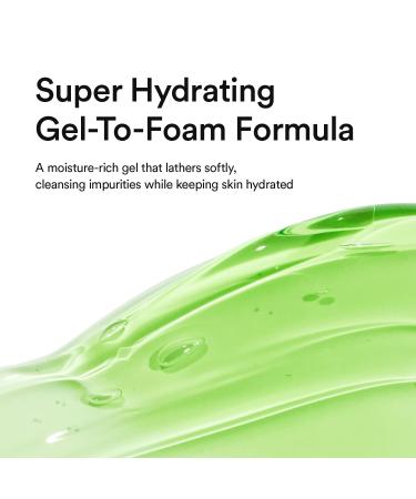 VEGANIFECT Hydrating Gel Face Wash Citric Acid + LHA + Glycerin + Beta Glucan Gentle Cleanser Oil Free Sensitive Skin Dehydrated Skin Korean Skin Care Big Size (205ml/6.93 fl oz) - Buy Online on GoSupps.com