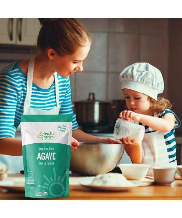 Health Garden Organic Blue Agave Sweetener 12 oz - Natural Sugar Alternative - Buy Online on GoSupps.com