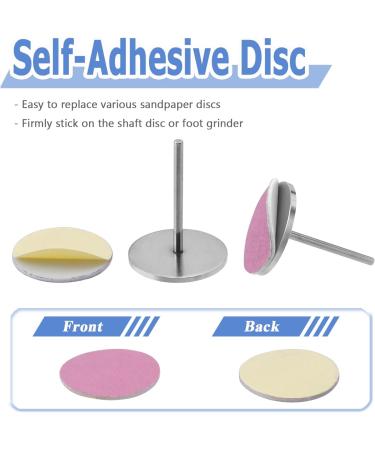 Mesee 60 Pieces Sanding Paper Discs for Pedicure 25mm Self-Adhesive Sandpaper Disk Pads with Nail Drill Bit Electric Foot File Sanding Disc Replacement for Manicure Pedicure Dead Skin Callus Removal - Buy Online on GoSupps.com