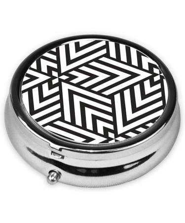 Printidearound Portable Travel Pill Box - 3 Compartment Round Organizer for Easy Travel | International Shipping Available - Buy Online on GoSupps.com