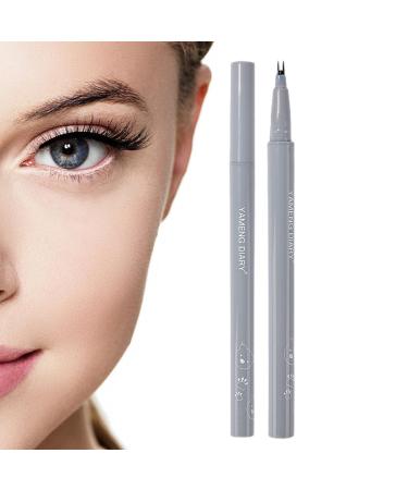 Double Tip Lower Eyelash Pencil | Smudge Proof Lower Lash Eyeliner Double Eyelid Liner - Quick-Drying Brown and Black Long Wear Eyeliner for Makeup Pochy