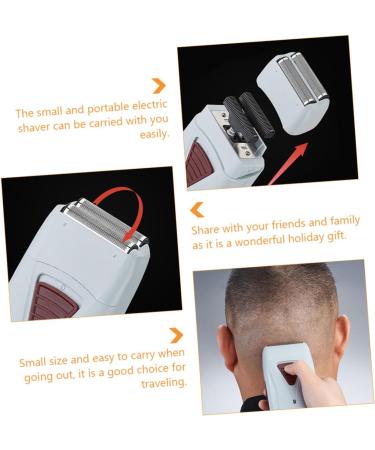 Minkissy Razor Nose Hair Trimmer & Fabric Shaver for Men - Rechargeable Wet/Dry Electric Clippers - Buy Online on GoSupps.com