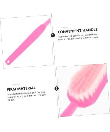 Alasum Decor Giant Toothbrush - Flocking Prank Party Supply Large Soft Prop for Cosplay & Photography (39.5x5.1x3.8CM) - International Shipping Available - Buy Online on GoSupps.com