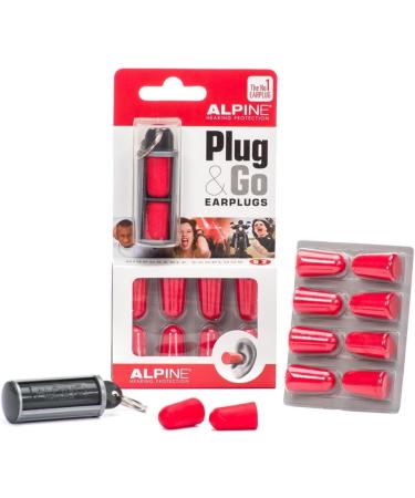 Alpine Plug&Go Earplugs - Comfortable Noise Reduction Earplugs - 1 Pack (1 Pair) for Sleep Travel & Concerts - Ship Internationally - Buy Online on GoSupps.com