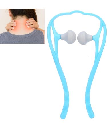 Verdant Touch Roller Neck Massage Tool | Manual Trigger Point Massager for Neck & Shoulders - Blue - Buy Online on GoSupps.com
