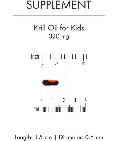 Dr. Mercola Krill Oil for Kids - 30 Servings (60 Capsules) | Omega 3 Fatty Acids | MSC Certified | Non GMO, Soy & Gluten Free - Buy Online on GoSupps.com