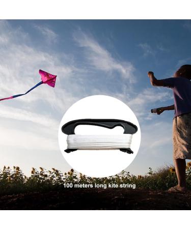 Buy Dragon Cord 100m - Kite Line Winder & String for Kids & Adults | Premium Quality Kite Cord with Winding Board - Buy Online on GoSupps.com