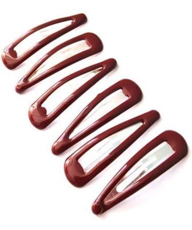 5cm Hair Sleepies Clips Accessories - School Colour Burgundy Red - Buy Online on GoSupps.com