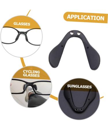 Gleavi 3ST Glasses Nose Pads U-Shaped Anti-Metal Cushions for Reading Glasses | Spare Parts for Comfort & Support | 3.6x3cm Ideal for Kids & Bike Use - Buy Online on GoSupps.com