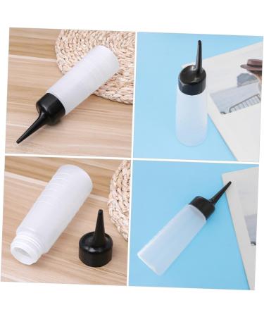 VICASKY 4 pi ces Lot de Flacons Applicateurs pour Teinture Capillaire avec Bec Inclin Bouteilles Rechargeables Transparentes pour Shampoing Huile et M lange Usage Professionnel Salon - Buy Online on GoSupps.com