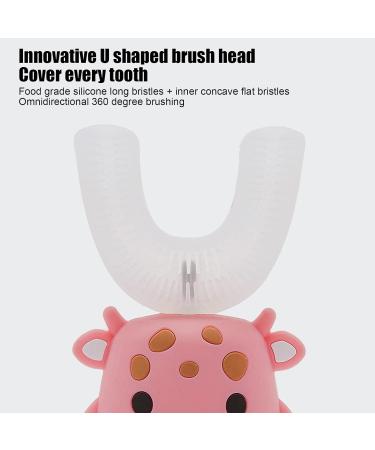 Hyuduo Ultrasound Toothbrush for Kids - U-Type Whitening IPX7 Waterproof 5 Speed Electric Toothbrush Set - Buy Online on GoSupps.com