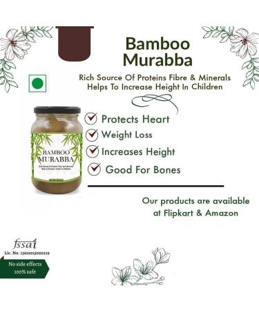 Homemade bamboo DK Murabba helps increase height growth | Bans Ka Murabba (500 g) | - Buy Online on GoSupps.com