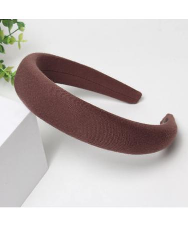 Cuizhiyu 4PK Solid Headband Set for Women and Girls - Brown Series Hair Accessories - Buy Online on GoSupps.com