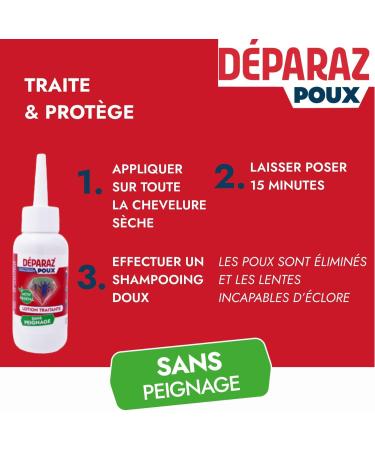 Poux Pack Multiformule Anti-Poux : Lotion + Shampooing Pr ventif | Traitement & Protection - 100% Efficace en 1 Application | Sans Peignage | Lot de 2 produits - Buy Online on GoSupps.com