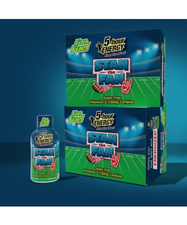 5-hour ENERGY Extra Strength Fan Fuel Fruity Candy Blend Flavor Energy Shots (1.93 oz. - 24 Count) Sugar-Free 230 mg Caffeine - Buy Online on GoSupps.com