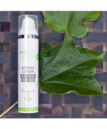 mysalifree Organic Body Lotion - Soothing Firing Lotion for Sensitive Skin with Rice Kime Oil & Coffee Extract | 100ml | Unique Vegan & Organic Formula | Ship Worldwide - Buy Online on GoSupps.com
