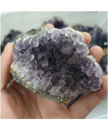 1-15pcs Natural Raw Amethyst Quartz Purple Crystal Cluster Stones Specimen Home Decor Crafts Beautiful Crystal Cluster (Size : 90-110g) - Buy Online on GoSupps.com