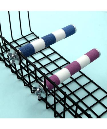 Parrot Perch 15CM Pink&White Color Bird Perch Stand Birdcage Scrub Stand Bar for Bird Parrot Budgies Parakeet Cockatiels Conure Lovebird Cage Paw Grinding Toy pink 15cm - Buy Online on GoSupps.com