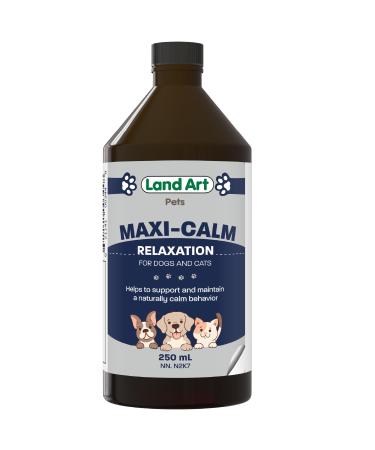 Pet Calming Supplement For Cats and Dogs Support and Maintain a Natural Calm Behaviour L-Theanine Passion flower and Valerian root 250ml GMO Free Gluten Free Sugar Free - Made in Canada