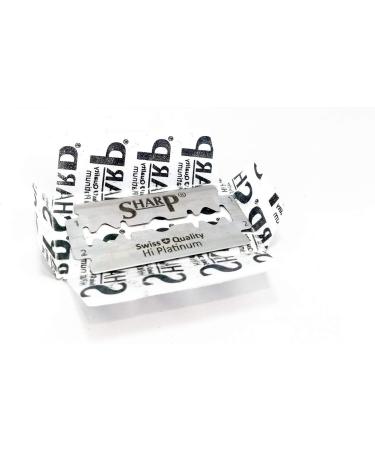 Razor Blades Club Pack of 100 Sharp Hi Platinum razor blades - Buy Online on GoSupps.com