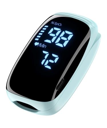 Pulse Oximeter Finger - Rechargeable Oxygen Meter for Home & Sports | Accurate Fingertip Blood Oxygen Saturation & Pulse Monitor - Buy Online on GoSupps.com