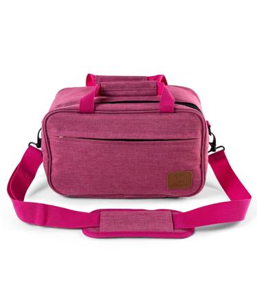 Liebenzeug bag for Toniebox 8 hearing characters headphones charger and accessories also usable as a transport bag and storage box (pink)