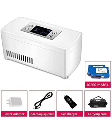 Medication Fridge Insulin Cooler Medicine Fridge And Insulin Cooler For Car Travel Home - Portable Auto Cooling Case B- B 1battery B 1battery - Buy Online on GoSupps.com