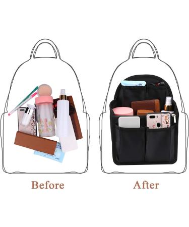 Deesoo Small Backpack Organizer Insert for Diaper Bag - Black | 11x7.87x4.72 inches - Buy Online on GoSupps.com