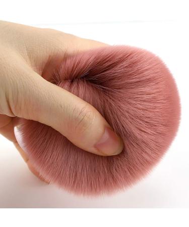 RN BEAUTY Large Mineral Powder Brush - Angled Top Pink | Kabuki Makeup Brush for Contour, Blush, and Bronzer - Full Coverage and Dense Blending - Buy Online on GoSupps.com