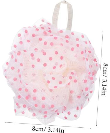 2pcs Exfoliating Bath Ball & Shower Pouf - Mesh Scrubber Sponge for Body Cleaning | Ideal for Girls - Bath Loofah Set - Buy Online on GoSupps.com