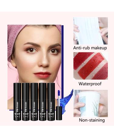 IYARKAI Peel Off Lip Gloss Set - Long Lasting Lip Tint, Matte & Waterproof Lipstick for Women (5 Pcs) - Buy Online on GoSupps.com