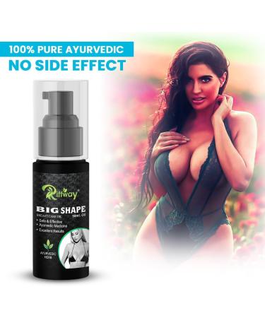 Riffway Big Shape Breast Spray Oil 50ml | Natural Breast Enlargement & Firming Oil - Buy Online on GoSupps.com
