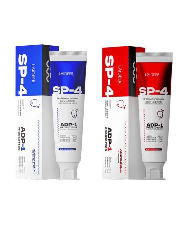 Yayashi SP-4 toothpaste 120 g yiliku SP-4 toothpaste SP-4 probiotics brightening toothpaste toothpaste fresh breath tooth whitening natural tooth whitening agent 2PCs 1 piece (1 Pack)