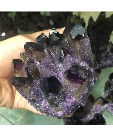 Natural Crystal Rough Home Decoration Natural Amethyst Quartz Crystal Cluster Phantom Quartz Raw Specimen for Home Decoration Stones (Color : 700-800g) - Buy Online on GoSupps.com