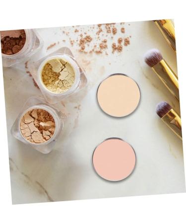 Angoily 50pcs Empty Diy Holder Eyeshadow Metal Makeup Shadow Serving Paint Plates Palettes Plate Steel for - Buy Online on GoSupps.com