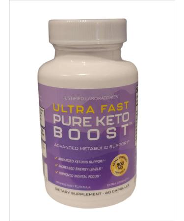 Ultra Fast Pure Keto Boost Pills - Advanced BHB Ketogenic Supplement for Men & Women - 60 Capsules, Pack of 2 - Buy Online on GoSupps.com