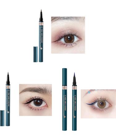 Matte Waterproof Long Lasting Liquid Eyeliner Pencil Sweatproof Quick Dry Easy to Wear High Pigment Eye Liner Pen Eye Matte Liquid Eyeliner Waterproof Black - Buy Online on GoSupps.com