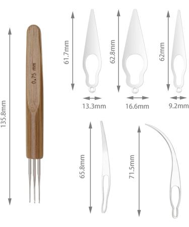 Shop The Lord of the Tools: Set of 8 Interlocking Dreadlocks Tools for Easy Hair Extensions & Sisterlocks - Worldwide Shipping - Buy Online on GoSupps.com