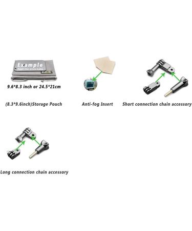 DeKaSi Action Camera Accessory Kit - Compatible with GoPro, Insta360, DJI, AKASO, APEMAN, and More - 55 Piece Kit - Buy Online on GoSupps.com