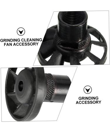 MAGICLULU 2pcs Electric Grinding Chuck Grinding Dust Cleaning Tool Hand Blower Car Decor Plastic Blow Dust Nut 3x3cm Black - Buy Online on GoSupps.com