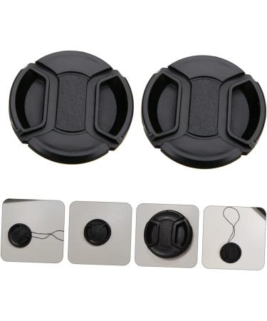 Milisten 4 Pcs Camera Lens Cover Centre Pinch Lens Cover Lens Cap Camera Lenses Camera Lens Lid Shots Lens Protector Lens Hood Cap Camera Body Cap Camra Back Cover Plastic SLR Camera Black 5.5X5.5CM - Buy Online on GoSupps.com