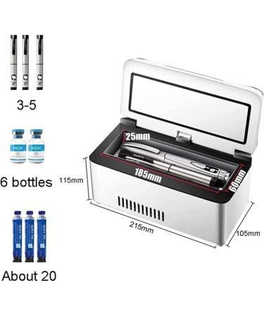 Mini Fridge Medicine Fridge and Insulin Cooler Travel Insulin Cooler Box Portable Car Cooler/Small Travel Medicine Box 2 battery - Buy Online on GoSupps.com