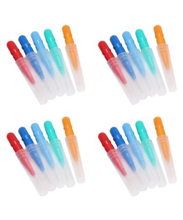ISTOVO 1000pcs Interdental Brushes Teeth Gentle Dental Pick Tooth Floss Interdental Brush Refill Dental Toothpick Cleaner